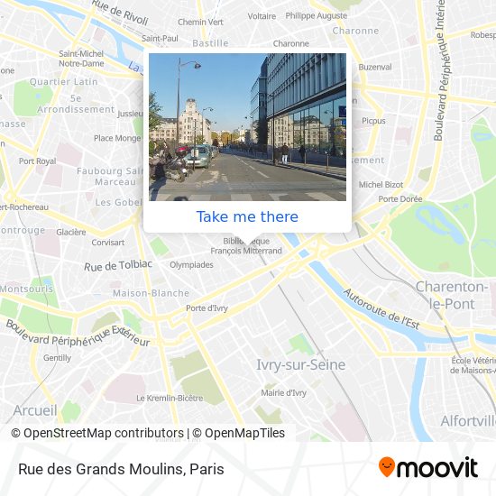 Rue des Grands Moulins map