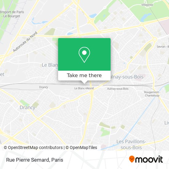 Mapa Rue Pierre Semard