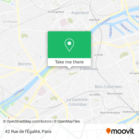 42 Rue de l'Égalité map