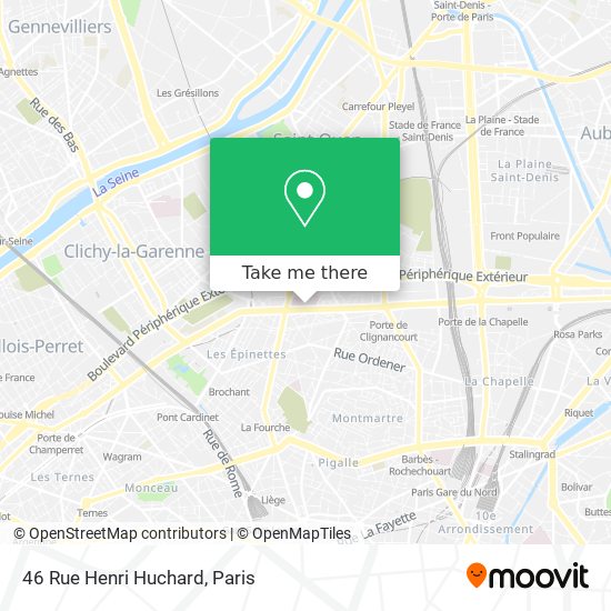 46 Rue Henri Huchard map