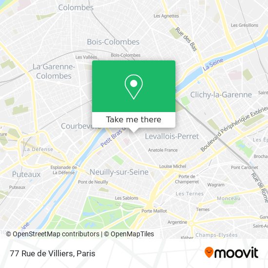 77 Rue de Villiers map
