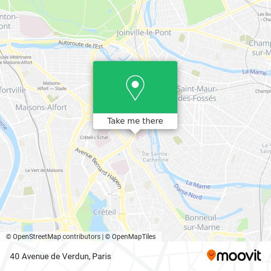 40 Avenue de Verdun map