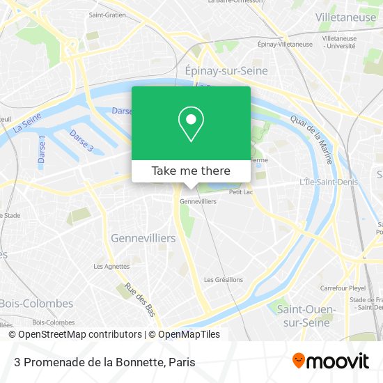 3 Promenade de la Bonnette map