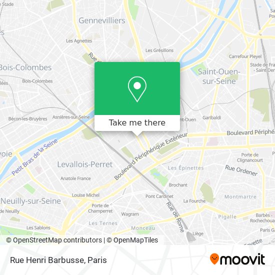 Mapa Rue Henri Barbusse