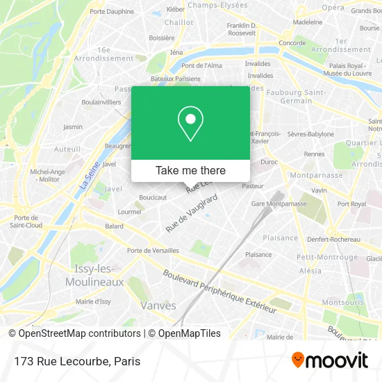 173 Rue Lecourbe map