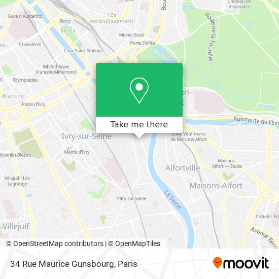 34 Rue Maurice Gunsbourg map