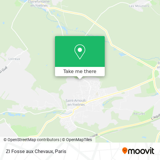 ZI Fosse aux Chevaux map