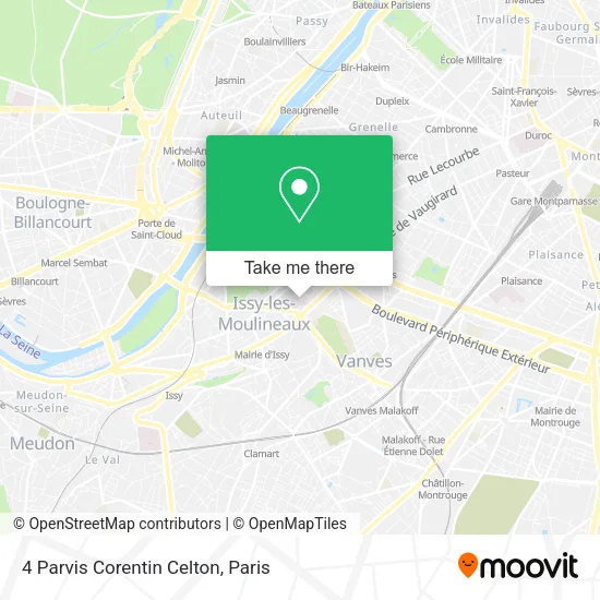 4 Parvis Corentin Celton map