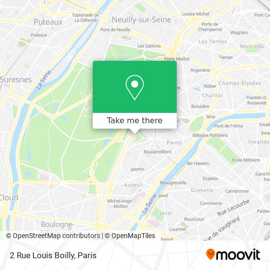 Mapa 2 Rue Louis Boilly