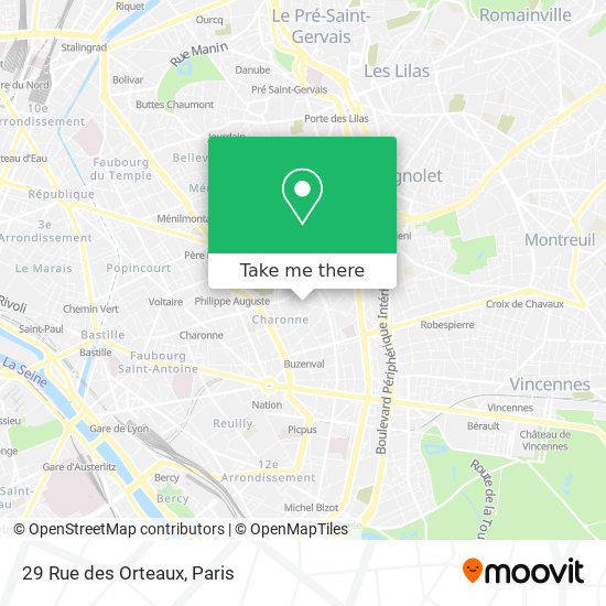 29 Rue des Orteaux map