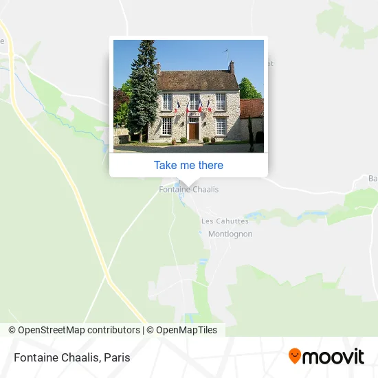 Fontaine Chaalis map