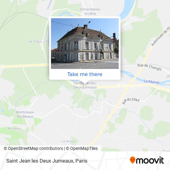 Saint Jean les Deux Jumeaux map