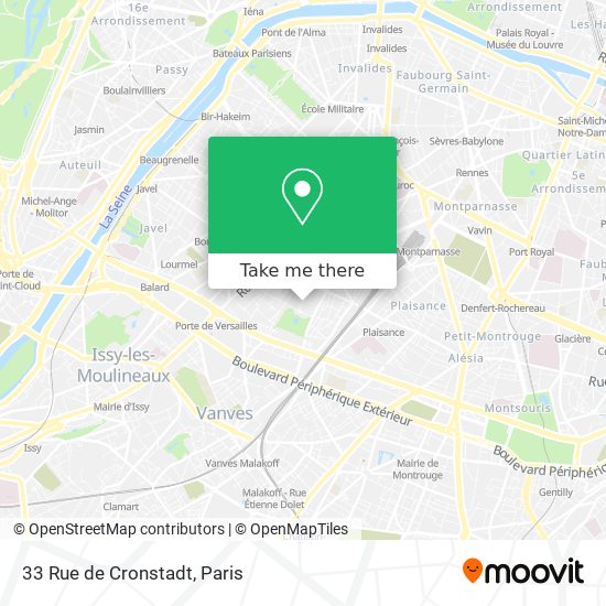 33 Rue de Cronstadt map