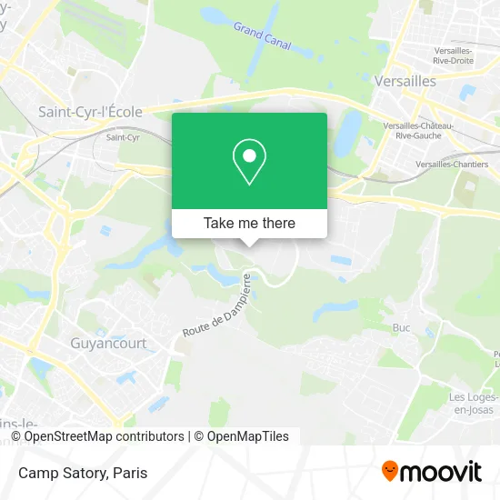 Camp Satory map