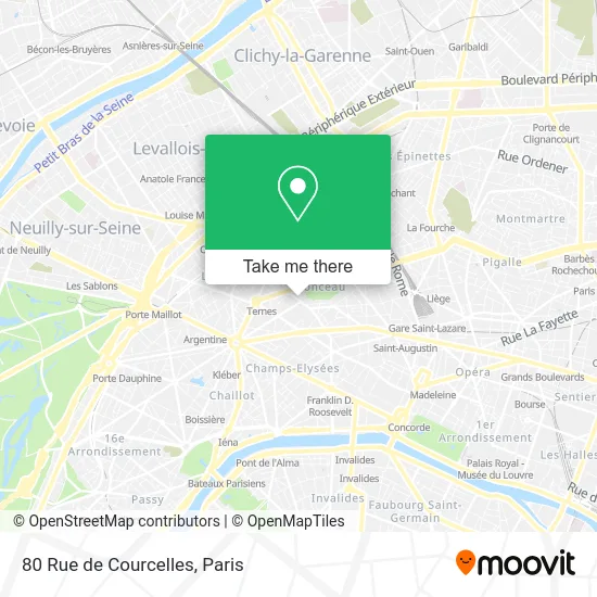 80 Rue de Courcelles map