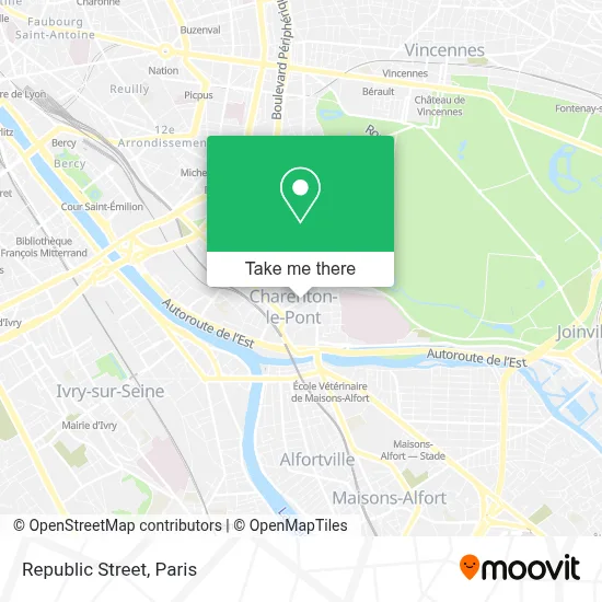 Rue de la République map