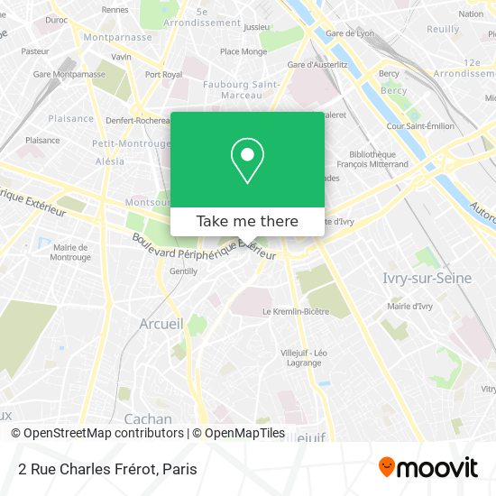 Mapa 2 Rue Charles Frérot