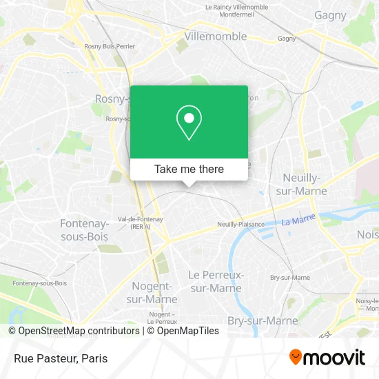 Rue Pasteur map