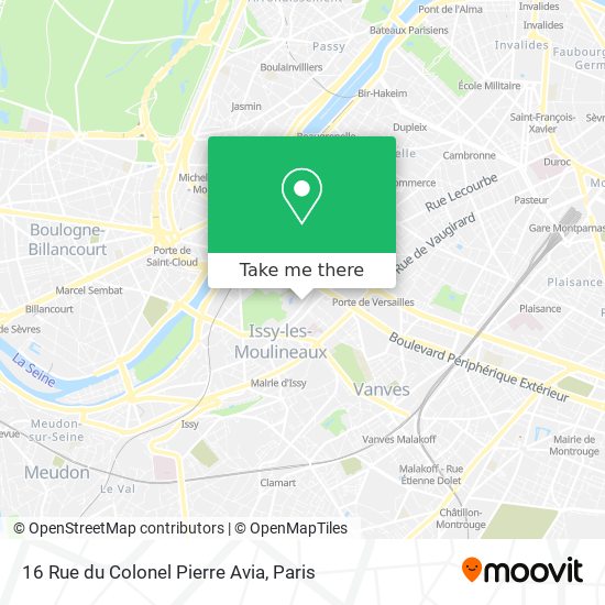 16 Rue du Colonel Pierre Avia map