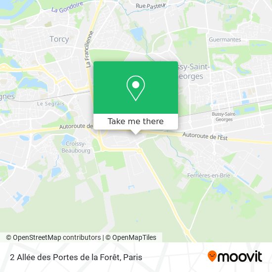 2 Allée des Portes de la Forêt map