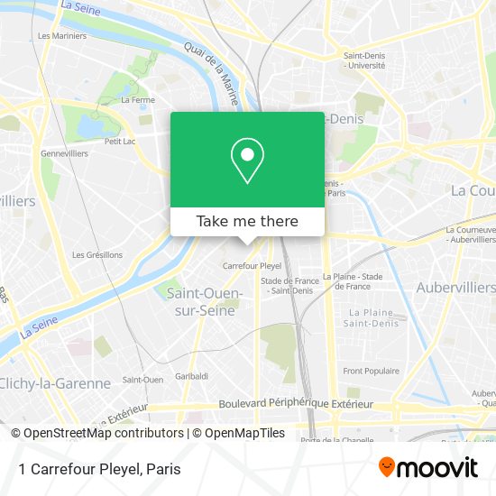 1 Carrefour Pleyel map
