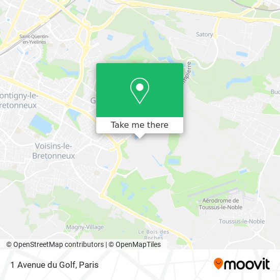 1 Avenue du Golf map