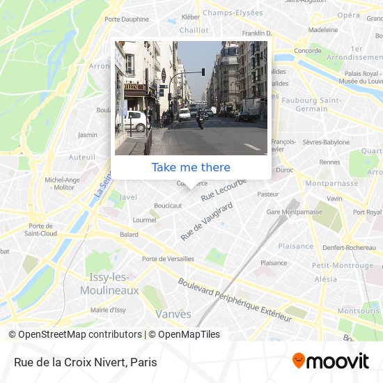 Rue de la Croix Nivert map