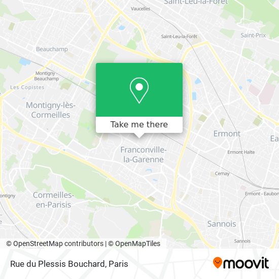 Mapa Rue du Plessis Bouchard