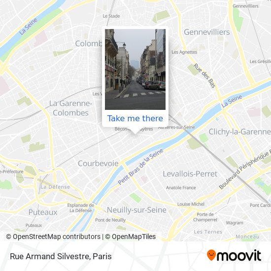 Rue Armand Silvestre map