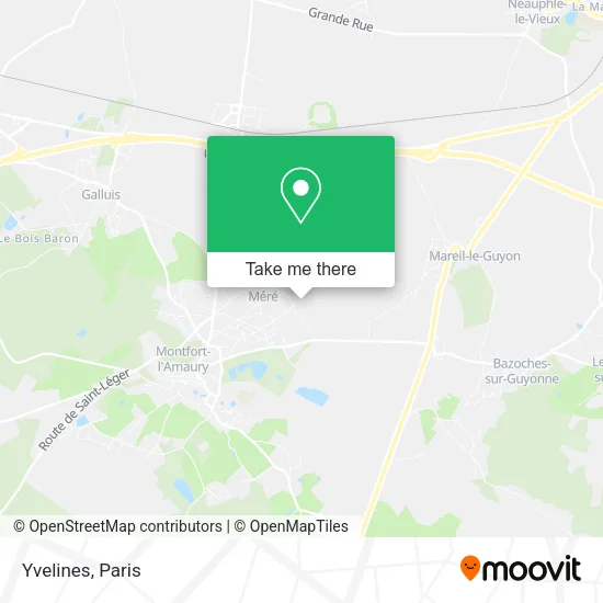 Yvelines map