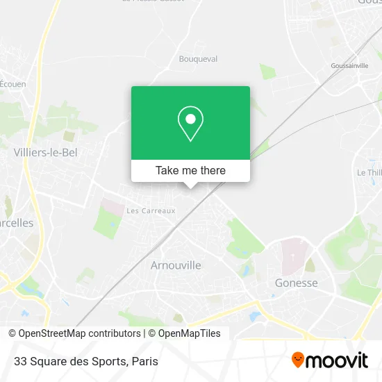 33 Square des Sports map