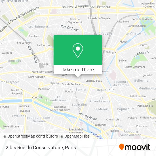 2 bis Rue du Conservatoire map