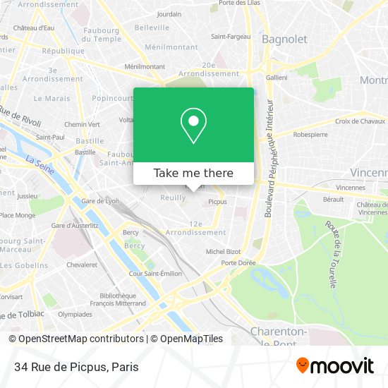 34 Rue de Picpus map