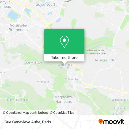 Rue Geneviève Aube map