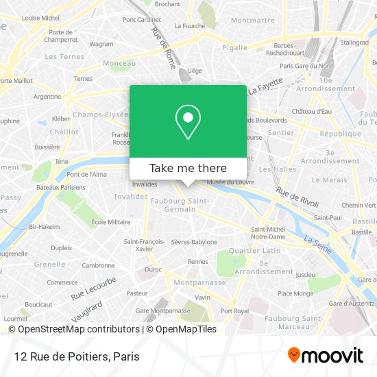 12 Rue de Poitiers map