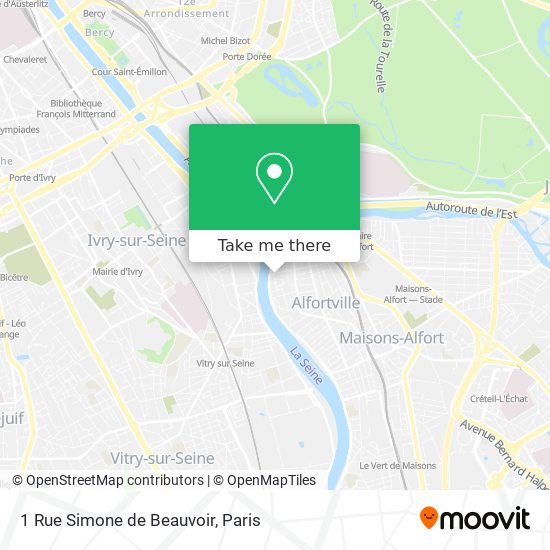 1 Rue Simone de Beauvoir map