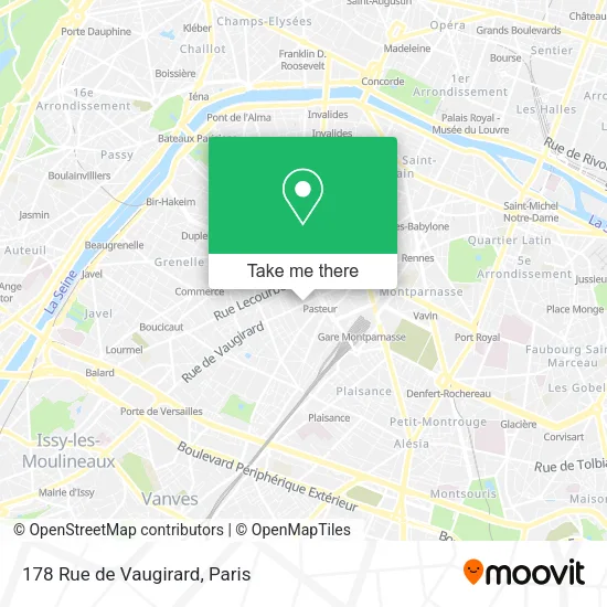 178 Rue de Vaugirard map