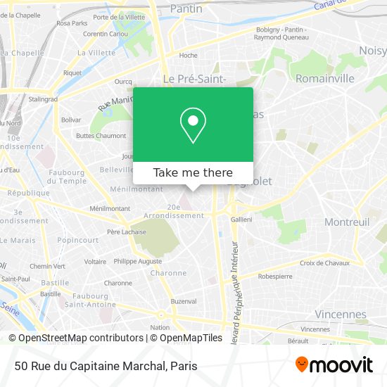 50 Rue du Capitaine Marchal map