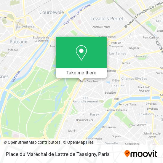 Place du Maréchal de Lattre de Tassigny map