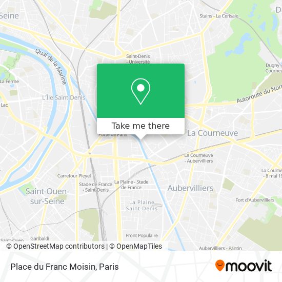 Place du Franc Moisin map