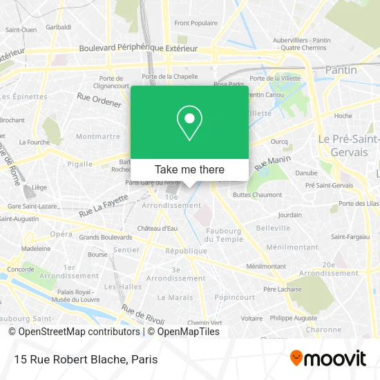 15 Rue Robert Blache map