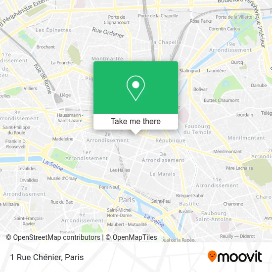 1 Rue Chénier map