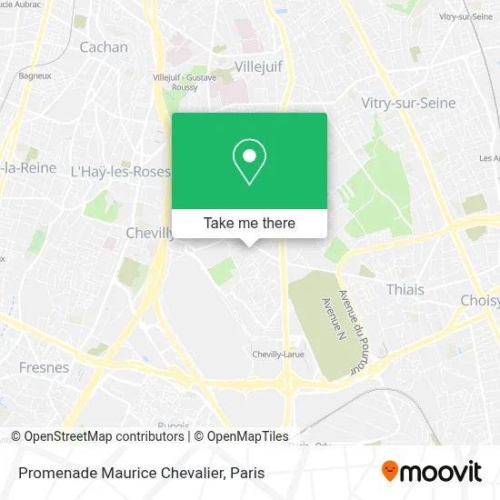 Promenade Maurice Chevalier map