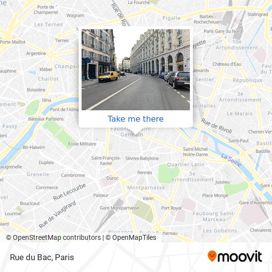 Rue du Bac map