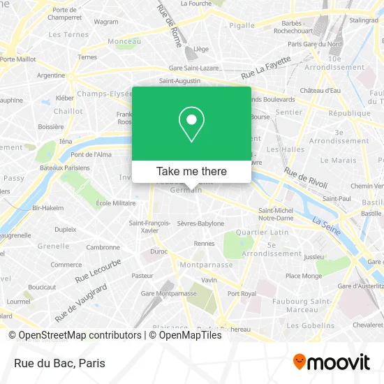 Rue du Bac map