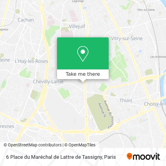 6 Place du Maréchal de Lattre de Tassigny map