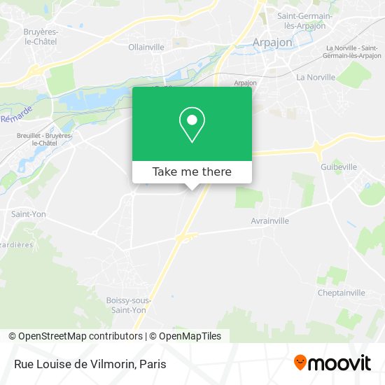 Rue Louise de Vilmorin map