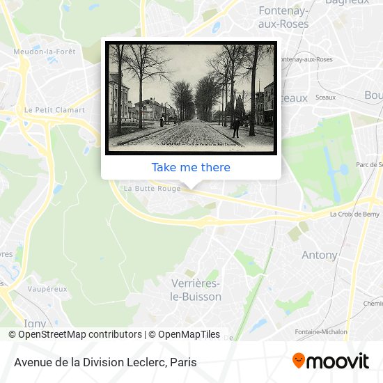 Avenue de la Division Leclerc map