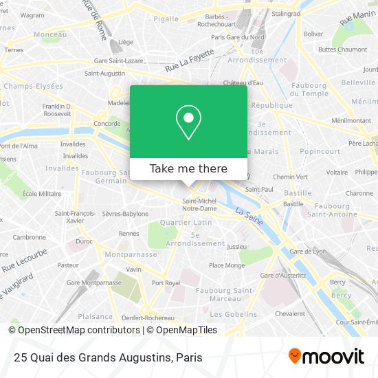 25 Quai des Grands Augustins map