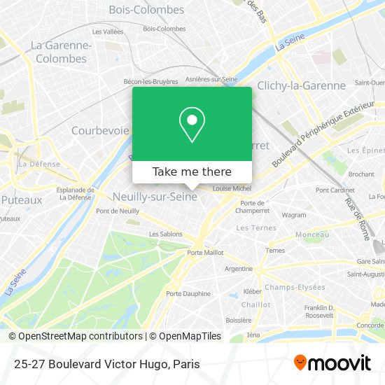 Mapa 25-27 Boulevard Victor Hugo